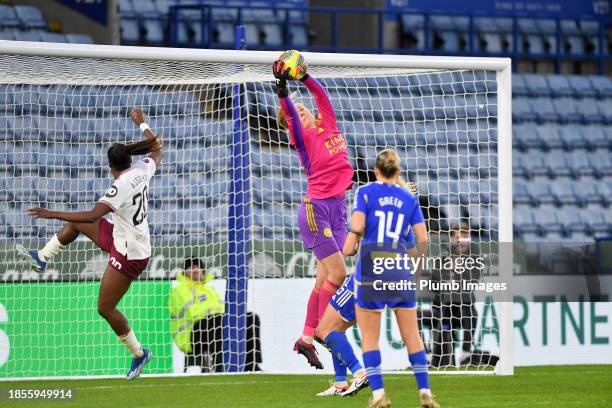 Janina Leitzig of Leicester City Women during the Leicester City v West Ham United - Barclays Women´s Super League match at King Power Stadium on...