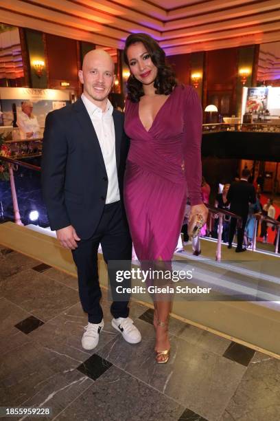 Fabian Hambüchen and Viktoria Hambüchen during the "Sportler des Jahres" Award 2023 at Kurhaus Baden-Baden on December 17, 2023 in Baden-Baden,...