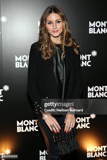 Olivia Palermo attends Montblanc celebrates Madison Avenue Boutique Opening at Montblanc Boutique on Madison Avenue on October 22, 2013 in New York...