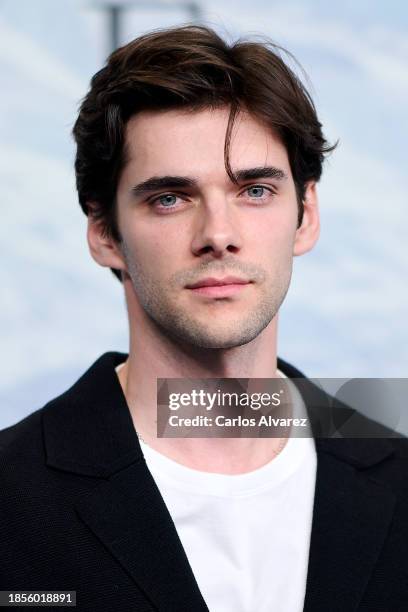 Alvaro Rico attends the 'La Sociedad de la Nieve' premiere at the Circulo de las Bellas Artes cultural center on December 14, 2023 in Madrid, Spain.