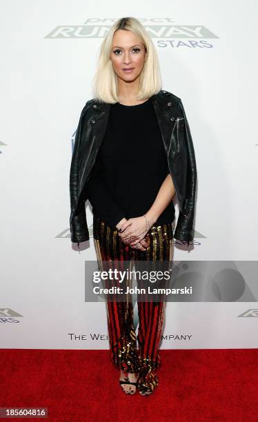 Zanna Roberts Rassi attends the"Project Runway All-Stars" season 3 viewing party at Hudson Hotel on October 22, 2013 in New York City.