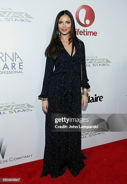 Georgina Chapman attends the"Project Runway All-Stars" season 3 viewing party at Hudson Hotel on October 22, 2013 in New York City.