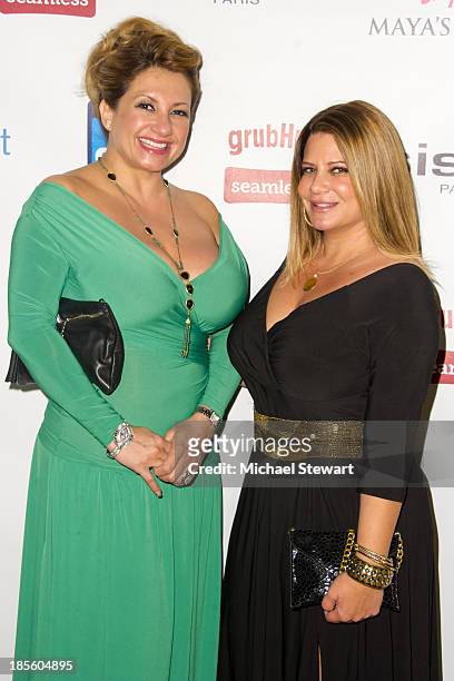Personalities Love Majewski and Karen Gravano attend Maya's Hope Presents: Hope An Evening Of Superstars gala at The Fletcher Sinclair Mansion on...