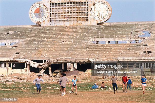 Damaged Football Destroyed Football Photos and Premium High Res Pictures - Getty Images