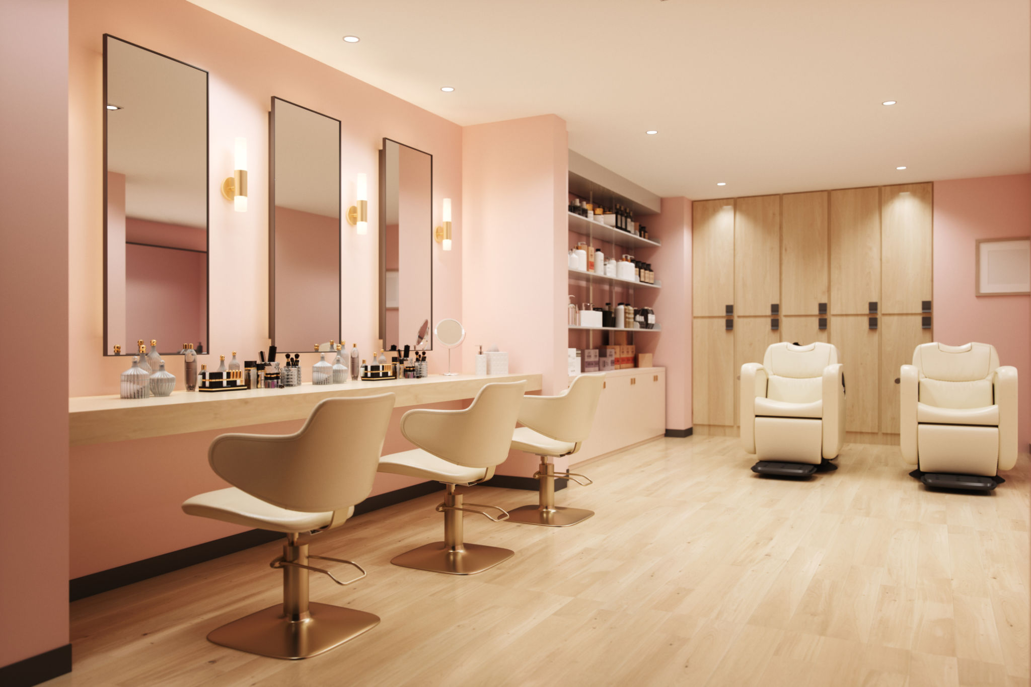 beauty salon interior