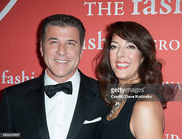 Michael Chiarello and Leslie Blodgett attends the 30th Annual Night Of Stars presented by The Fashion Group International>> at Cipriani Wall Street...