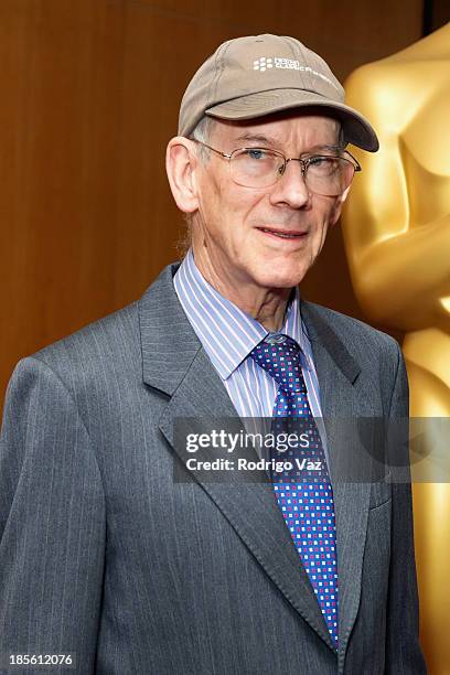 Film historian Kevin Brownlow attends the AMPAS and The Mary Pickford Foundation Annual Celebration of Silent Film: "The Crowd" Screening at AMPAS...