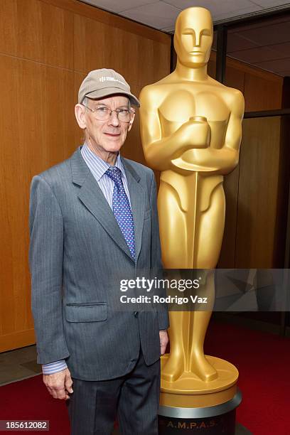 Film historian Kevin Brownlow attends the AMPAS and The Mary Pickford Foundation Annual Celebration of Silent Film: "The Crowd" Screening at AMPAS...