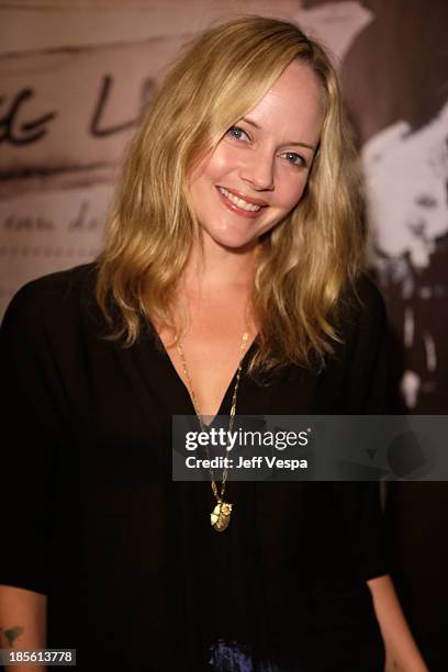 Actress Marley Shelton attends Barneys New York, Marc Forster & Katherine Ross' celebration of Greg Lauren's New Designer Fragrance at The Lot on...