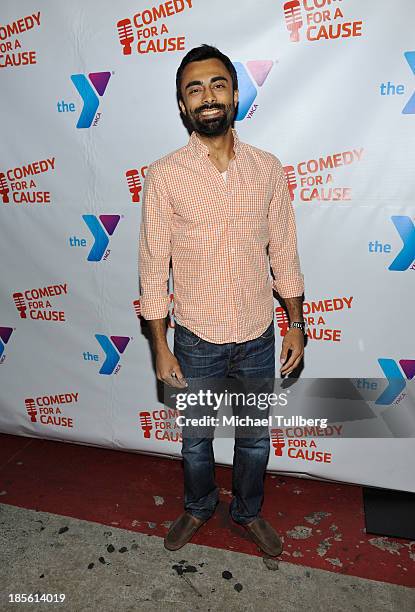 Actor Pardis Parker attends the 10th Annual Comedy For A Cause event benefiting the Hollywood Wilshire YMCA at The Laugh Factory on October 22, 2013...