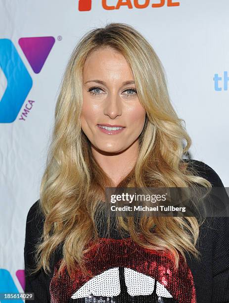 Actress Sadie Katz attends the 10th Annual Comedy For A Cause event benefiting the Hollywood Wilshire YMCA at The Laugh Factory on October 22, 2013...