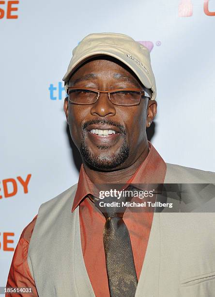 Actor Lowell Sanders attends the 10th Annual Comedy For A Cause event benefiting the Hollywood Wilshire YMCA at The Laugh Factory on October 22, 2013...