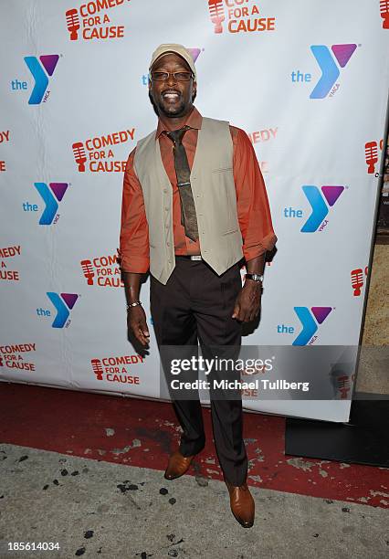 Actor Lowell Sanders attends the 10th Annual Comedy For A Cause event benefiting the Hollywood Wilshire YMCA at The Laugh Factory on October 22, 2013...