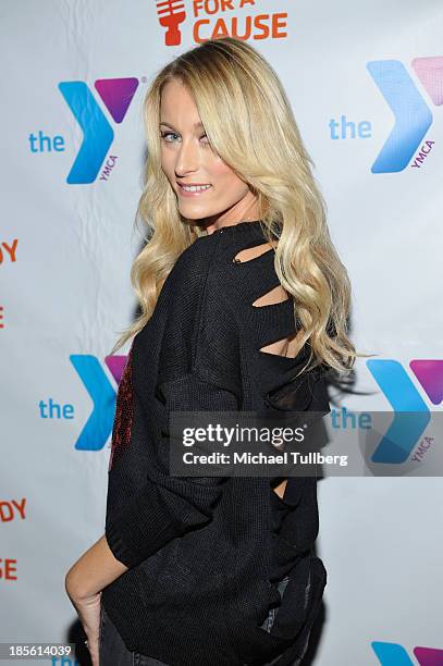 Actress Sadie Katz attends the 10th Annual Comedy For A Cause event benefiting the Hollywood Wilshire YMCA at The Laugh Factory on October 22, 2013...