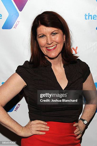 Actress Kate Flannery arrives at the 10th Annual Comedy For A Cause Event benefiting The Hollywood Wilshire YMCA at The Laugh Factory on October 22,...