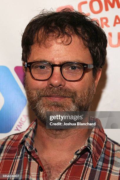 Actor Rainn WIlson arrives at the 10th Annual Comedy For A Cause Event benefiting The Hollywood Wilshire YMCA at The Laugh Factory on October 22,...