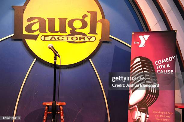 General view of atmosphere at the 10th Annual Comedy For A Cause at the Laugh Factor on October 22, 2013 in West Hollywood, California.