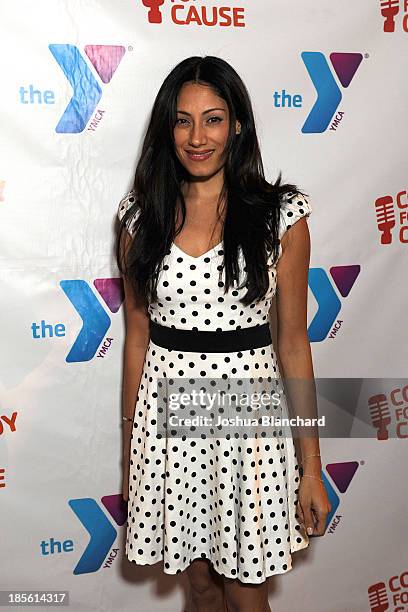 Actress/Producer Tehmina Sunny arrives at the 10th Annual Comedy For A Cause Event benefiting The Hollywood Wilshire YMCA at The Laugh Factory on...