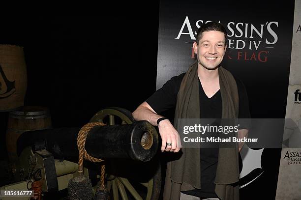 Actor James Rustin attends the Assasin's Creed IV Black Flag Launch Party at Greystone Manor Supperclub on October 22, 2013 in West Hollywood,...