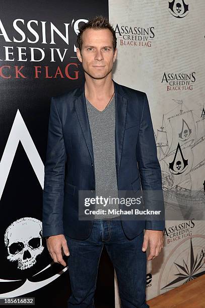 Nick Liam Heaney attends the Assasin's Creed IV Black Flag Launch Party at Greystone Manor Supperclub on October 22, 2013 in West Hollywood,...