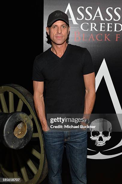 Keith Fox attends the Assasin's Creed IV Black Flag Launch Party at Greystone Manor Supperclub on October 22, 2013 in West Hollywood, California.