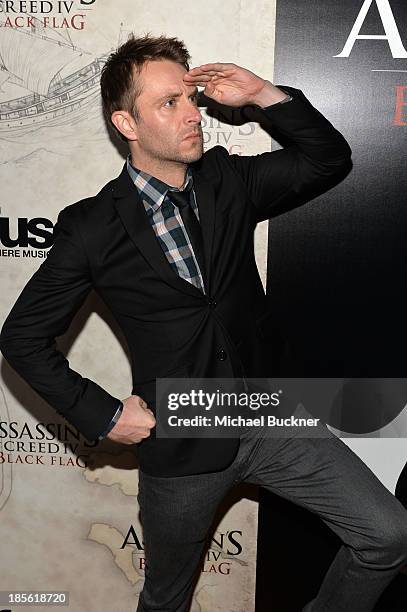 Actor/comedian Chris Hardwick attends the Assasin's Creed IV Black Flag Launch Party at Greystone Manor Supperclub on October 22, 2013 in West...