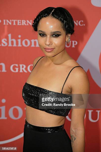 Zoë Kravitz attends the 30th Annual Night Of Stars presented by The Fashion Group International at Cipriani Wall Street on October 22, 2013 in New...