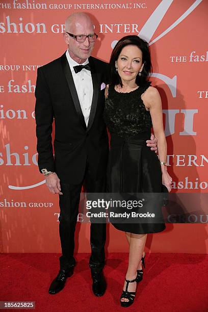 Jamie Drake and Margaret Russell attends the 30th Annual Night Of Stars presented by The Fashion Group International>> at Cipriani Wall Street on...