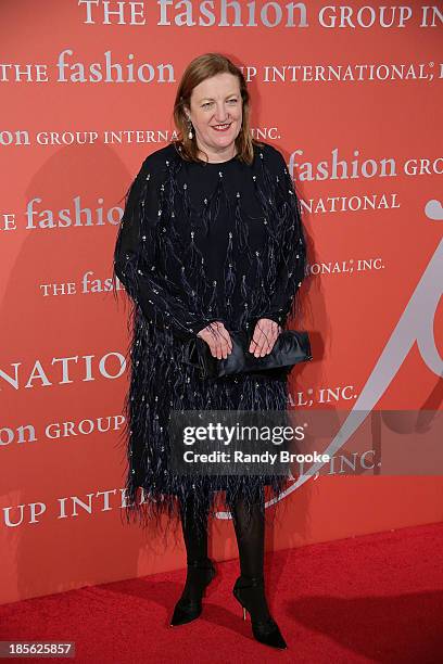 Glenda Bailey attends the 30th Annual Night Of Stars presented by The Fashion Group International at Cipriani Wall Street on October 22, 2013 in New...