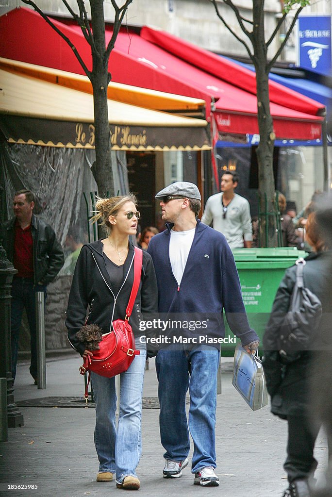 Leonardo Di Caprio Sighting In Paris