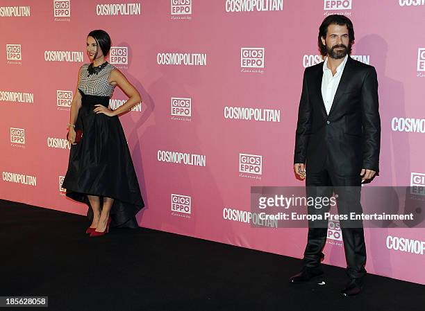 Xenia Tostado and Rodolfo Sancho attend Cosmopolitan Fun Fearless Female Awards 2013 on October 22, 2013 in Madrid, Spain.