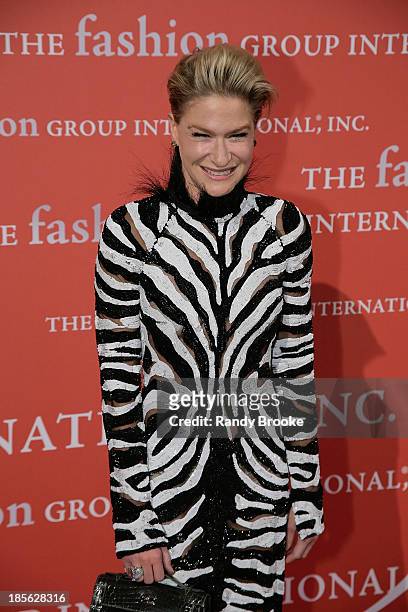 Julie Macklowe attends the 30th Annual Night Of Stars presented by The Fashion Group International at Cipriani Wall Street on October 22, 2013 in New...