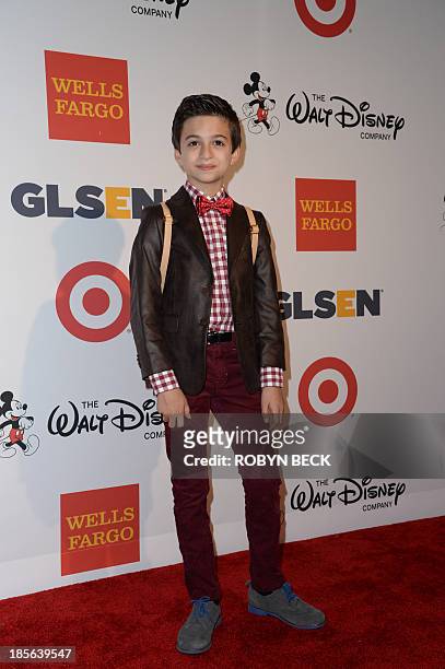 Actor J.J. Totah arrives for the 9th annual GLSEN Respect Awards, at the Beverly Hills Hotel, October 18, 2013 in Beverly Hill, California. The award...