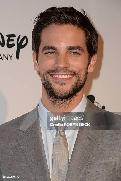 Actor Brant Daugherty arrives for the 9th annual GLSEN Respect Awards, at the Beverly Hills Hotel, October 18, 2013 in Beverly Hill, California. The...
