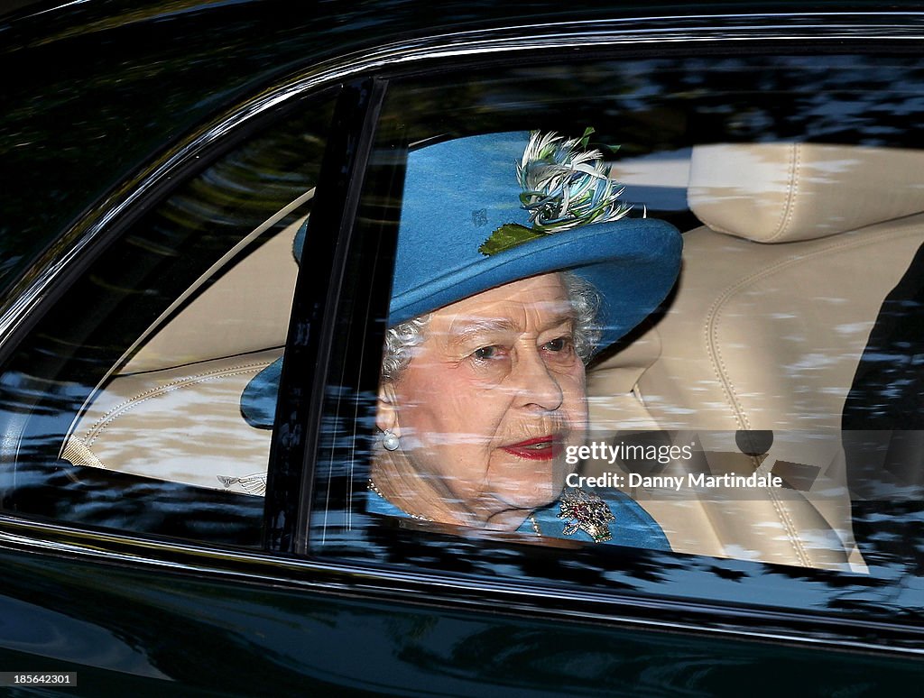 HRH Prince George Of Cambridge Is Christened At St James' Palace