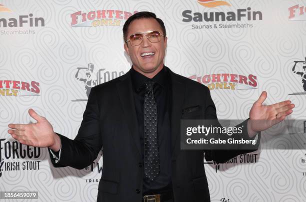 Chael Sonnen attends the 15th annual Fighters Only World Mixed Martial Arts Awards at Sahara Las Vegas on December 14, 2023 in Las Vegas, Nevada.