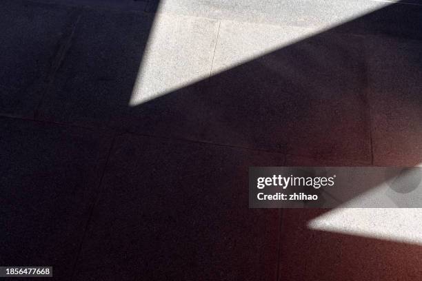 abstract shadows of the floor - drop shadow stock pictures, royalty-free photos & images