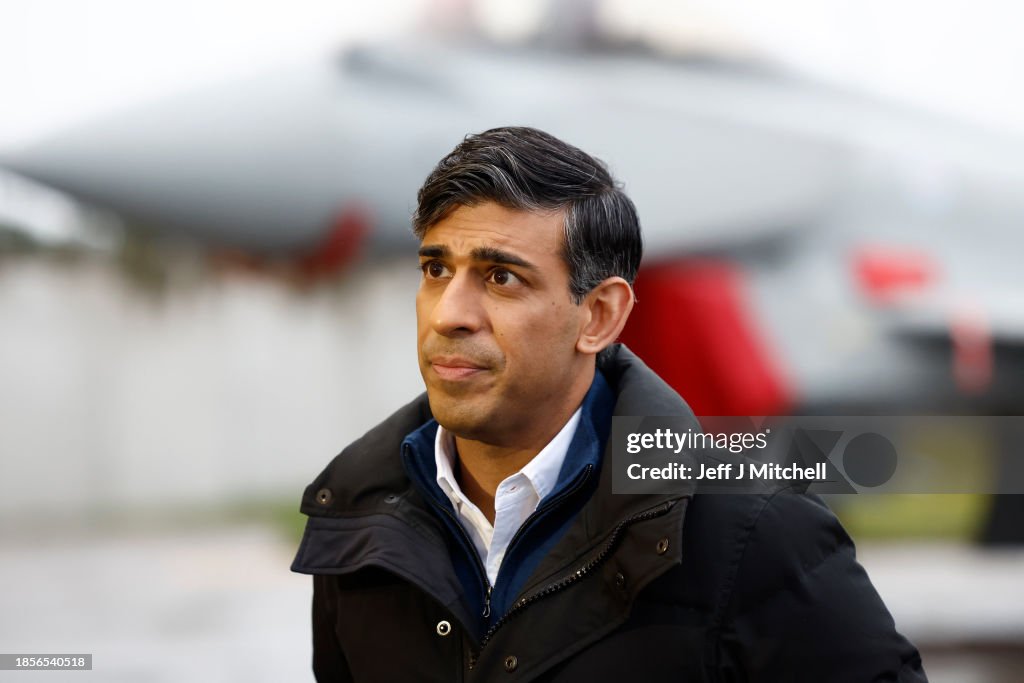 Rishi Sunak Pays Christmas Visit To Troops In Moray