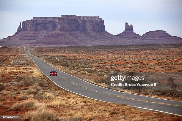 us-163 to monument valley - mesa stock pictures, royalty-free photos & images