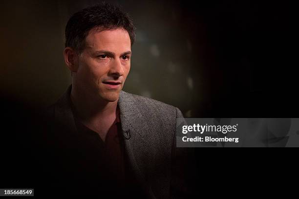 David Einhorn, president of Greenlight Capital Inc., speaks during a Bloomberg Television interview in Atlantic City, New Jersey, U.S., on Monday,...