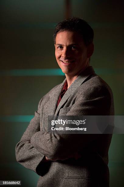 David Einhorn, president of Greenlight Capital Inc., stands for a Bloomberg Television spot in Atlantic City, New Jersey, U.S., on Monday, July 22,...