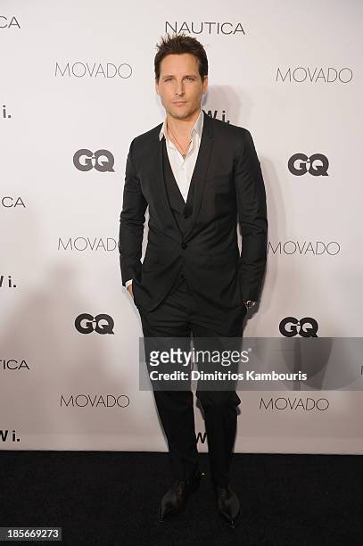 Actor Peter Facinelli walks the red carpet at the 2013 GQ Gentlemen's Ball presented by BMW i, Movado, and Nautica at IAC Building on October 23,...