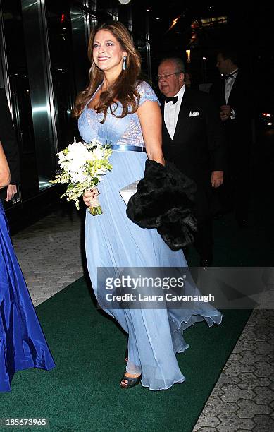 Princess Madeleine of Sweden attends the 2013 New York Green Summit and royal gala award dinner at Apella on October 23, 2013 in New York City.