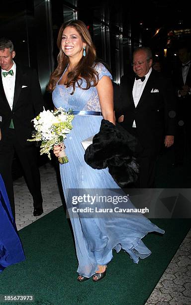 Princess Madeleine of Sweden attends the 2013 New York Green Summit and royal gala award dinner at Apella on October 23, 2013 in New York City.