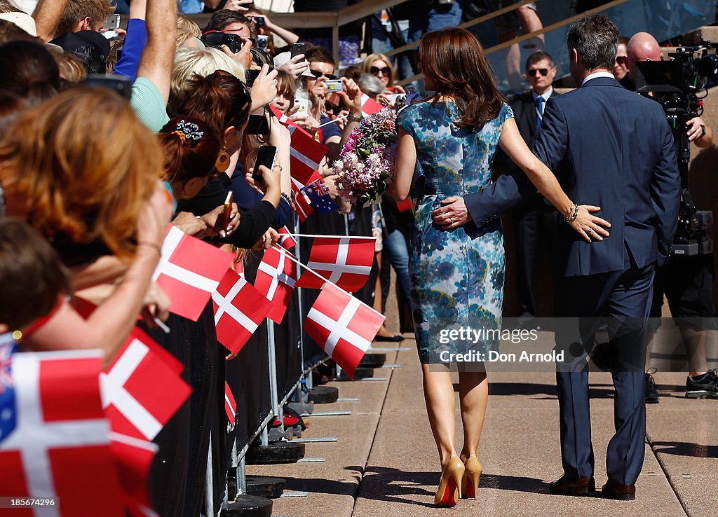 Prince Frederick And Princess Mary Of Denmark Visit Sydney