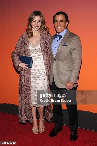 Darius & Jill Bikoff arrive for the Whitney Museum of American Art Gala & Studio Party 2013 Supported By Louis Vuitton at Skylight at Moynihan...