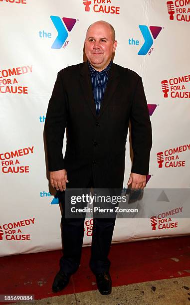 Actor James Dumont poses on the red carpet at the 10th annual "Comedy For A Cause" benefiting The Hollywood Wilshire YMCA at The Laugh Factory on...