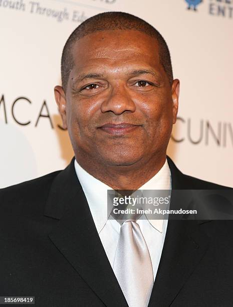 Former professional basketball player Marques Johnson attends the STARS 2013 Benefit Gala By The Fulfillment Fund at The Beverly Hilton Hotel on...
