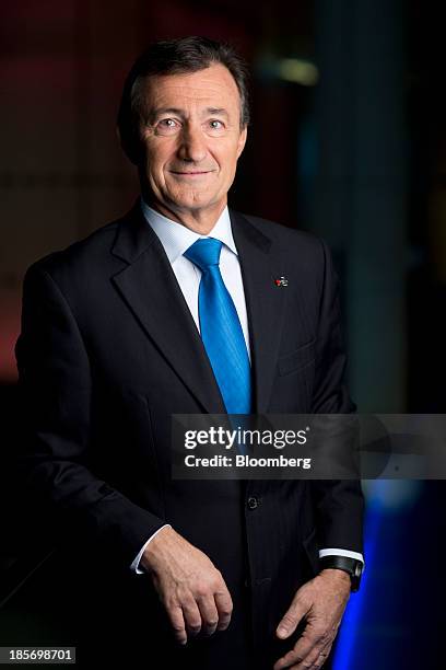 Bernard Charles, chief executive officer of Dassault Systemes SA, poses for a photograph following a Bloomberg Television interview in London, U.K.,...