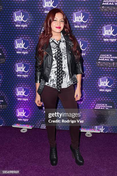 Singer Guinevere attends No Curfew Featuring Diplo and Chromeo at Club Nokia on October 23, 2013 in Los Angeles, California.